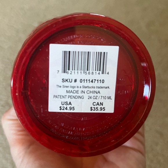 Starbuck Iced Beverage Cup Christmas 2023 - Picture 2 of 6